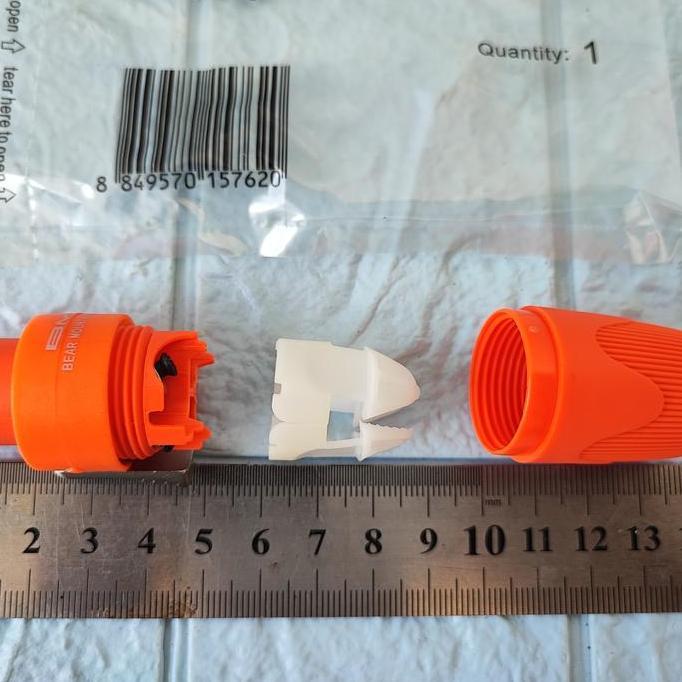 Fuxc- Jeck Spikon Jack Speakon Bma Rc087 Connector Bma Speacon Male Orange