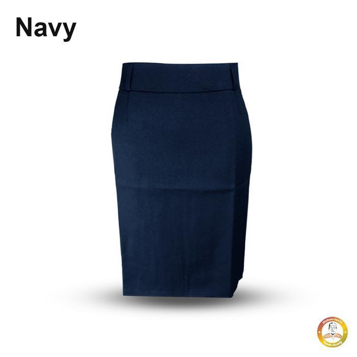 (Promo) Rok Span Pendek Wanita Formal Androk Pakaian Kantoran Mini Skirt Perempuan Kantor Polos Bawa