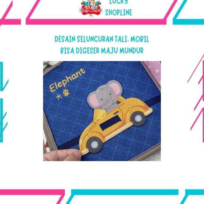 RADEJARRR - MY BABY BOOK - BUKU KAIN EDUKASI SENSORY SOFT BOOK BAYI