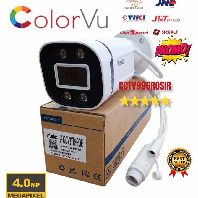 IP CAMERA OUTDOOR 4MP Full ColorVu Onvif, Ip Cam Interluc POE, ipcam
