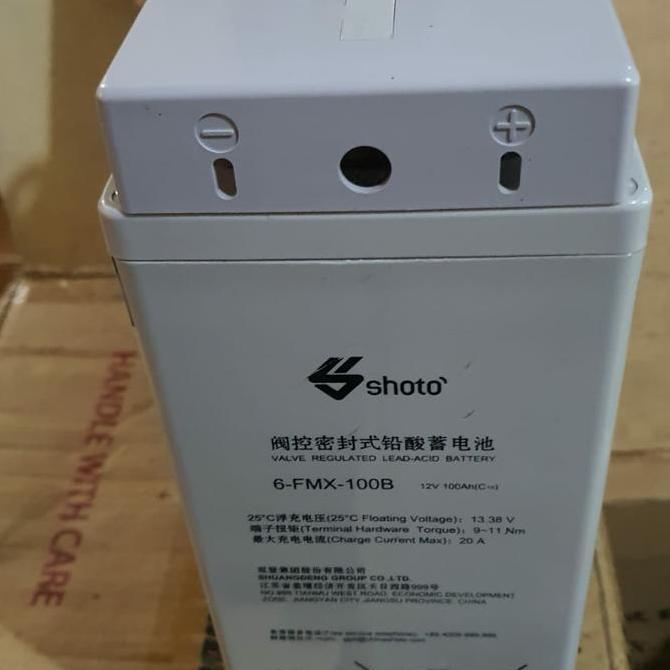 BEBAS ONGKIR - BATTERY AKI KERING SHOTO 12V 100Ah ORI BUAT UPS ACCU