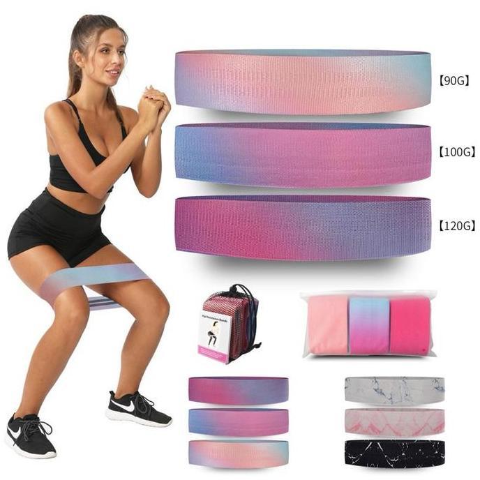 Fitme KK-499 Tali Stretching Hip Resistance Bands untuk melatih otot Kaki Paha