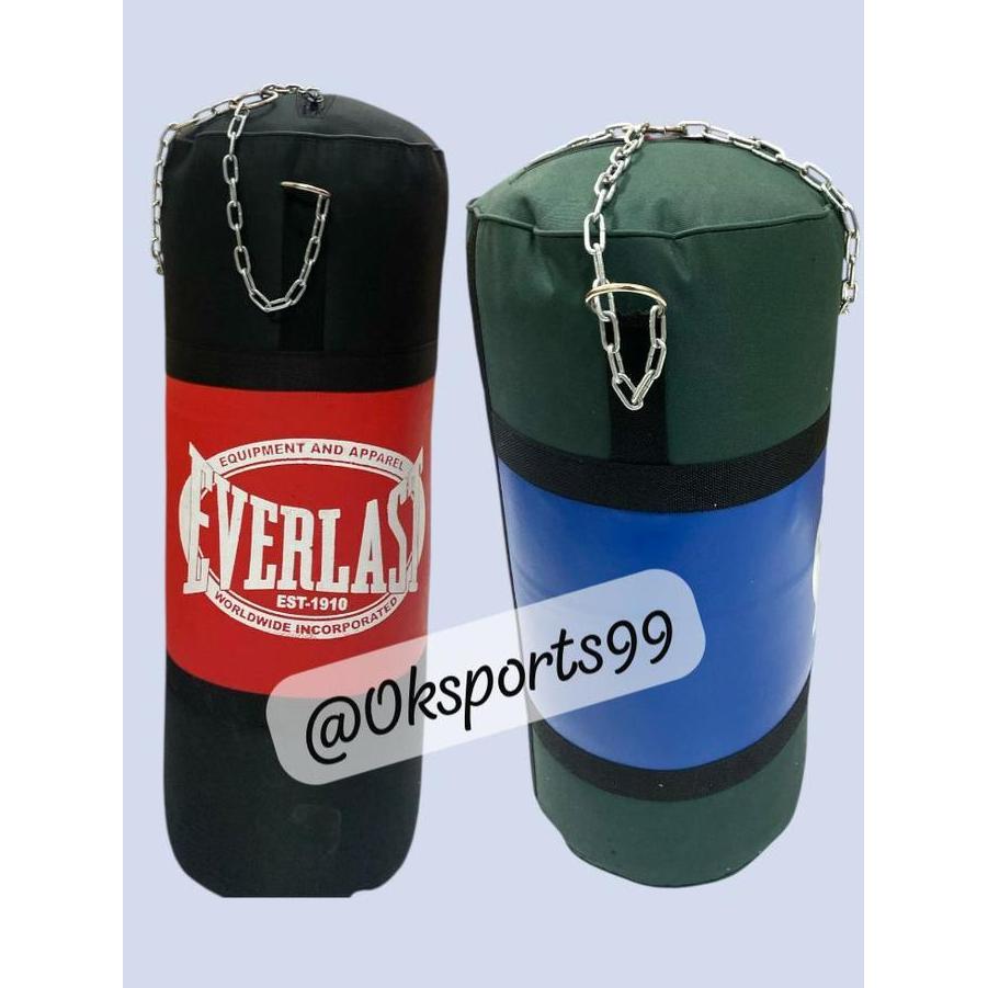 HARGA DISC - SAMSAK PUNCHING BAG ISI SAMSAK BELA DIRI MUAY THAI SIZE M 70 CM Kain Full Isi Dilengkap
