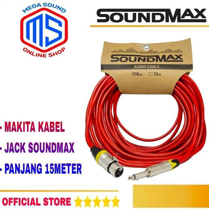 BEBAS ONGKIR - Kabel Mic MAKITA L2T2S 15METER