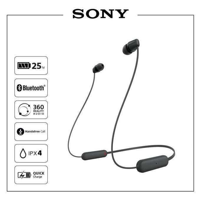SONY WI-C100 / WI C100 / WIC100 Wireless Sport Earphone Neckband