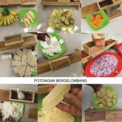 BEST DEALS PENGIRIS PEMOTONG PARUTAN BAWANG KERIPIK SAYUR SAYURAN SERBAGUNA PERAJANG KENTANG SINGKON