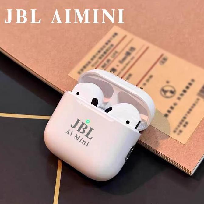 JBL-AIMINI Earbud Nirkabel Sejati Driver 10mm dengan Bass Besar Bluetooth 5.3 Waktu Putar Lama 30 Ja