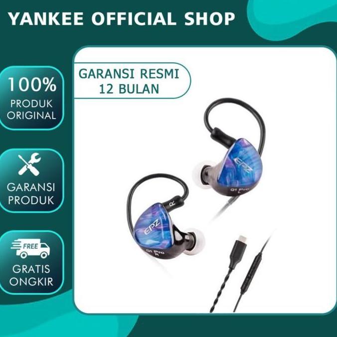 EPZ Q1 Pro Earphone Wired HIFI Bass Dynamic Driver In Ear Earphone