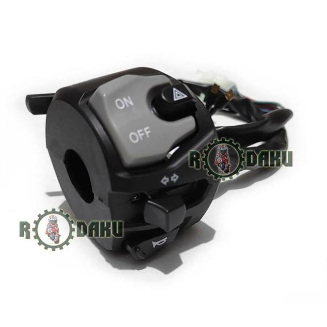 Saklar KIRI 5in1 Saklar ON OFF DIM HAZARD SEN KLAKSON Stang Motor UNIVERSAL WHY