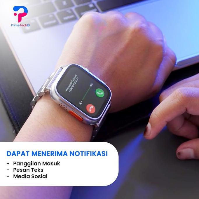 T800 Smartwatch Series Ultra + 2 Strap Stainless Jam Tangan Series