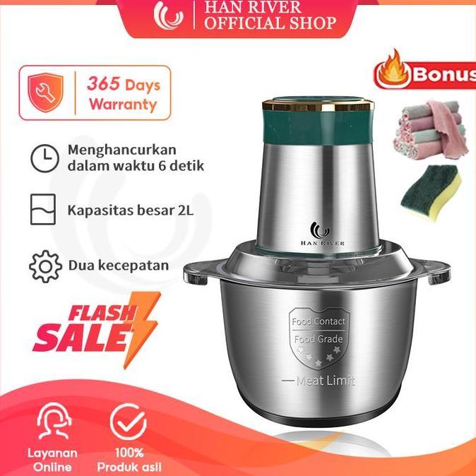 HAN RIVER SS01 Meat Grinder multifungsi 2L