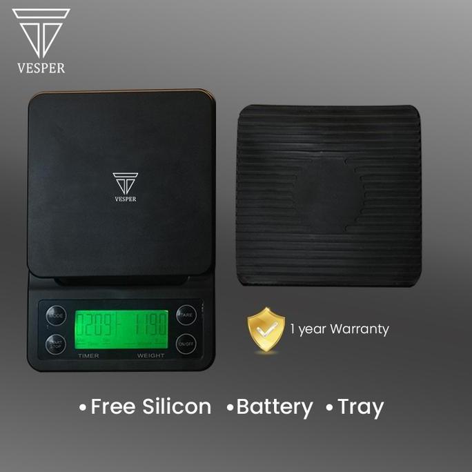 Bellashoopingcom - Drip Scale V6 - Timbangan Kopi Digital Dengan Timer