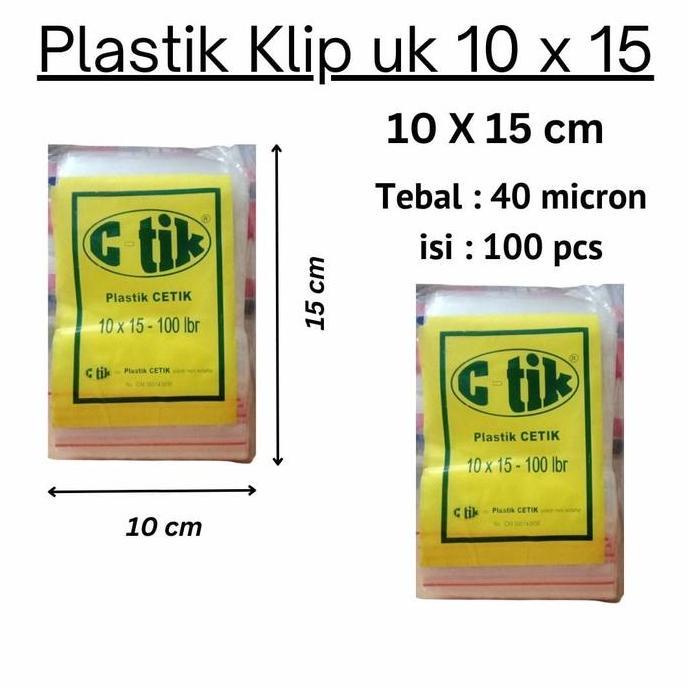 Plastik Klip uk 10x15 (isi 1000 lbr), plastik obat, plastik Zipper