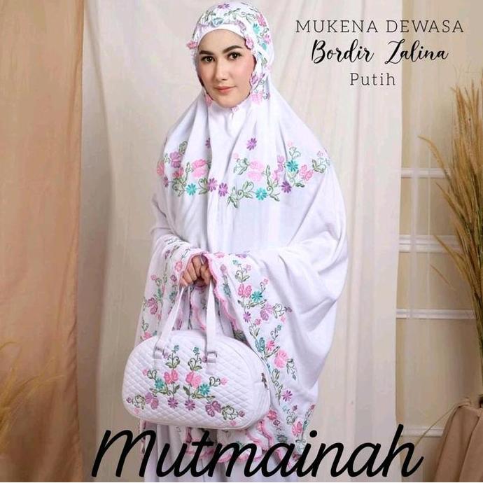MUKENA BORDIR ZALINA RAYON PREMIUM