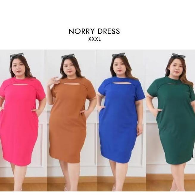 [Pedkey Butik] - Dress Bigsize Jumbo || Norry