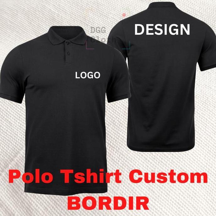 Kaos Polo Custom Bordir - Tshirt Polo Custom Bordir Perusahaan Kantor