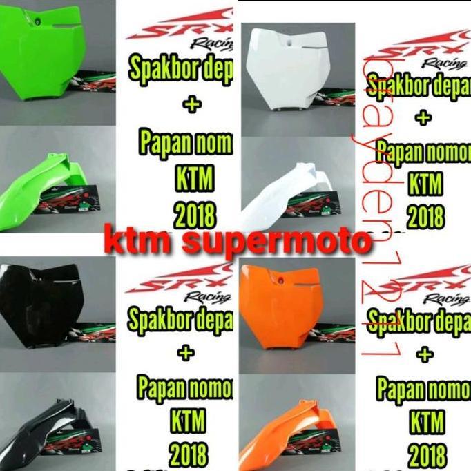 PAPAN NOMOR KTM 250/SPAKBOR DEPAN KTM 85/SPAKBOR DEPAN KTM 250 RESTOCK