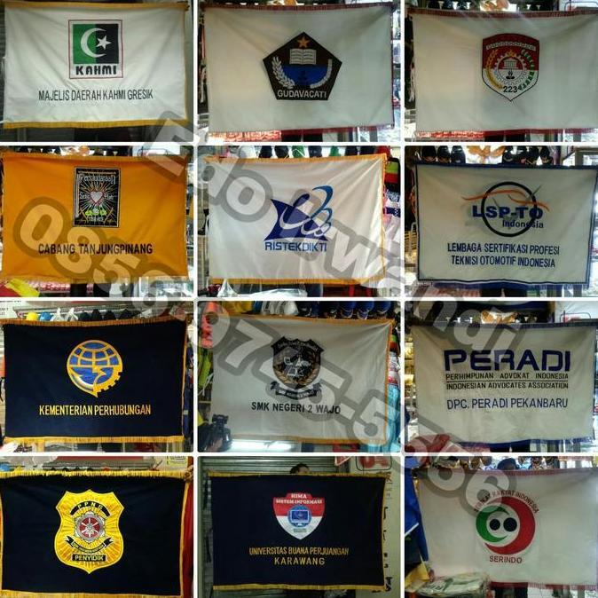 Bendera Pataka Bendera Logo Bordir Bendera Bordir Bendera Ruangan