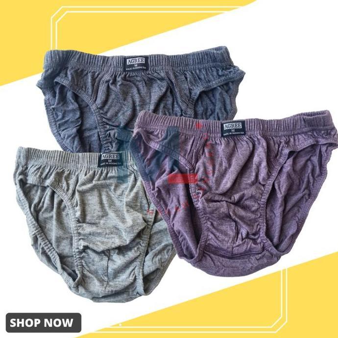 Promo 6 Pcs Celana Dalam - CD Pria Agree 8886 ORIGINAL | CD pria dewasa | M L XL XXL - Celana Dalam 