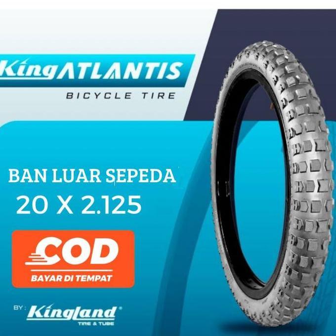 Promo Ban Luar Sepeda Anak MTB BMX Lipat Uk.20 x 2.125 Inch Atlantis By King COD