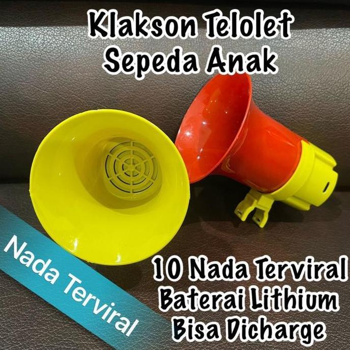Promo Telolet Basuri Sepeda Anak / Klakson Sepeda Charger Mainan Klakson Telolet Sepeda Anak COD