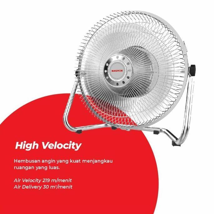 Maspion Kipas Angin Tornado Besi Meja Desk fan 10" PW-1001D PW 1001D PW-1001 D BARU