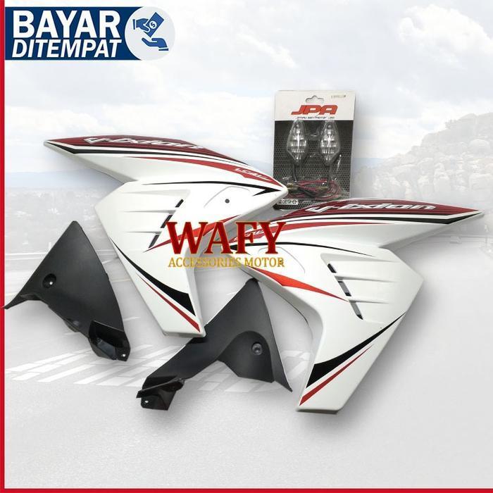 Grill Kuping Tangki New Vixion Nvl Nva 2013-2016 Fairing Sayap Mini Motor Vixion Original Dan Terper