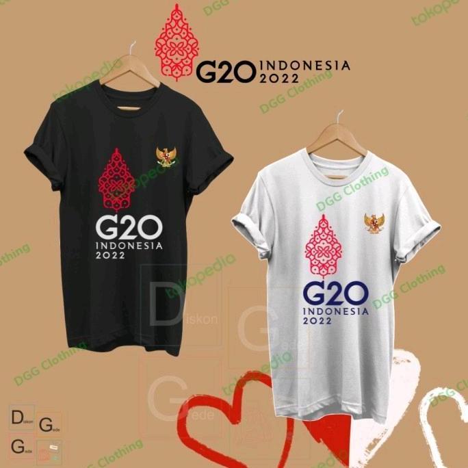 Baju Kaos KTT G20 Indonesia 2022, Tshirt KTT G20 Indonesia 2022 Type 2