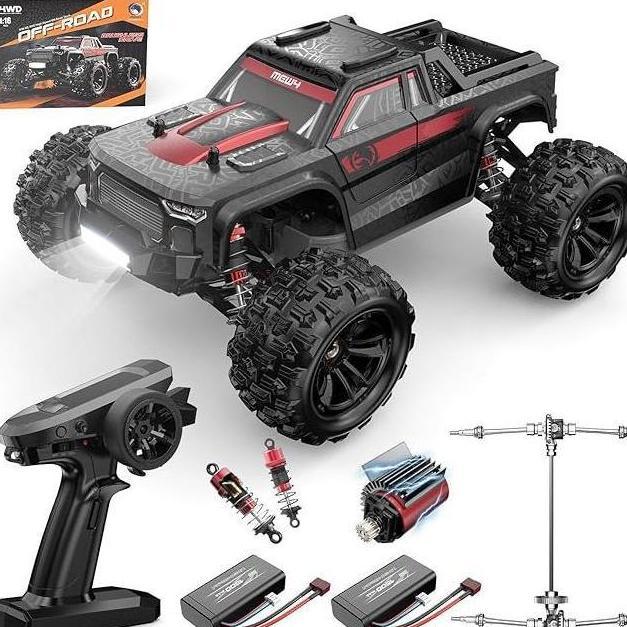Brushless RC Car, 4X4 RC Offroad Trucks, Portable RC Cars Fast