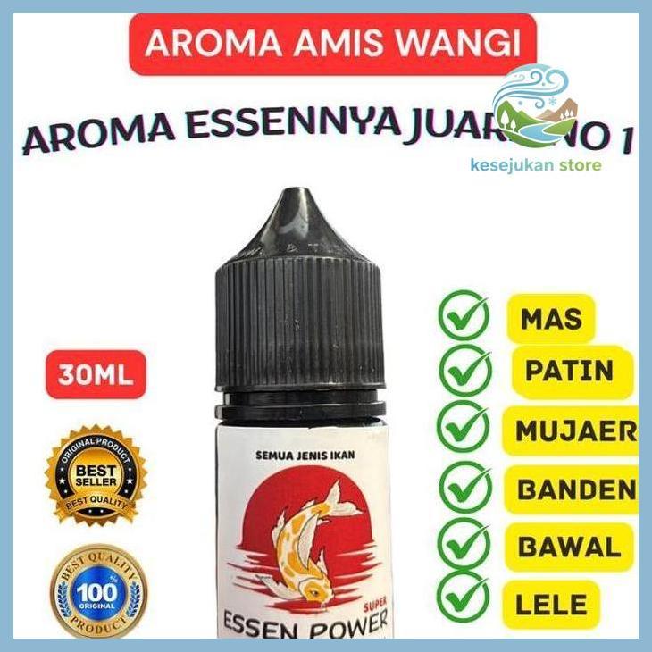 (PANCING) ESSEN POWER AMIS WANGI 30ML ESEN MANCING SEMUA JENIS IKAN MAS LELE NILA PATIN GABUS BAWAL 