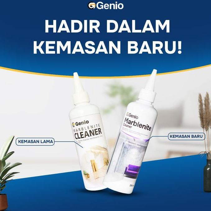 New Genio Marblenite Cleaner - Cairan Pembersih Nat, Granit, Vinyl, Keramik Rumah Tangga Antibakteri