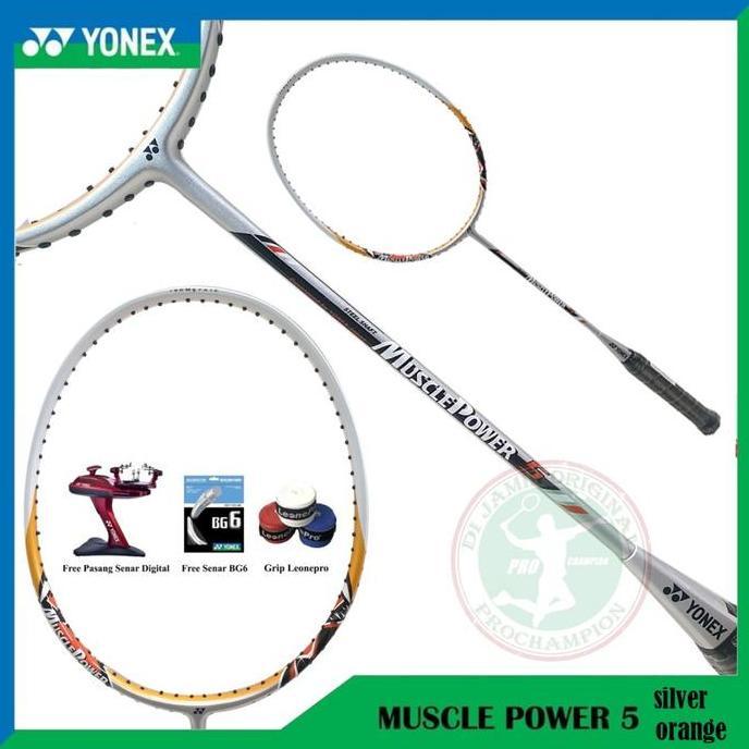 YONEX MUSCLE POWER 5 RAKET BADMINTON ORIGINAL
