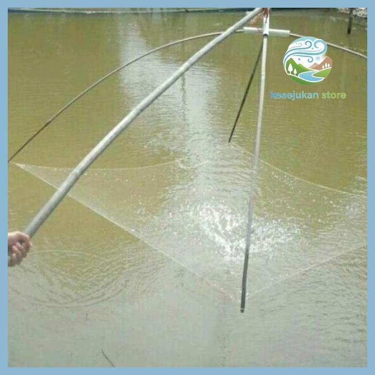(PANCING) JARING ANCO SIRIB IKAN KECIL UKURAN 1X1 METER UNTUK UDANG, LUNJAR, TERI, DAN BURAYAK IKAN 