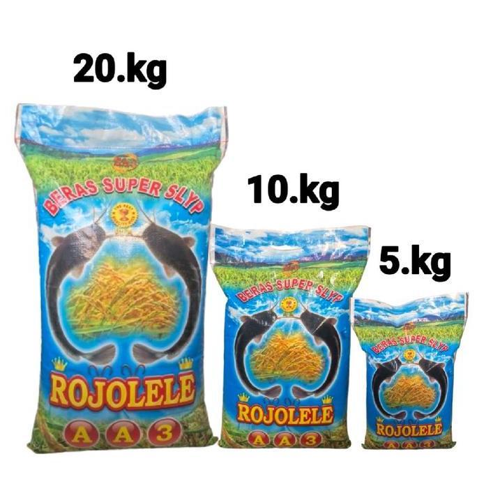 ROJOLELE BERAS ROJOLELE AA3 5KG 10KG & 20KG Rice Putih Pulen Putih Bersih Toples Food TS