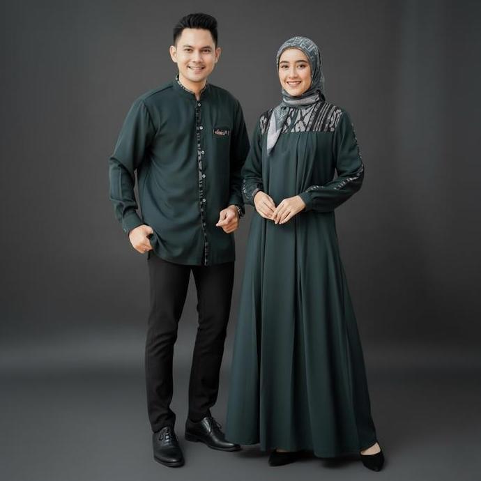 Aduhiqi - Nareswari Baju Tenun Set Sarimbit Kondangan Family Seragam Lebaran Keluarga Batik Couple P