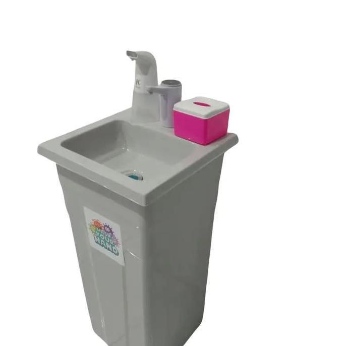 Wastafel Portable WP 100, Kran Sensor, Handsoap sensor Bebas ongkir