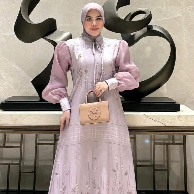 Nadira Dress Pesta Elegan Gamis Terbaru By Madinah Ras