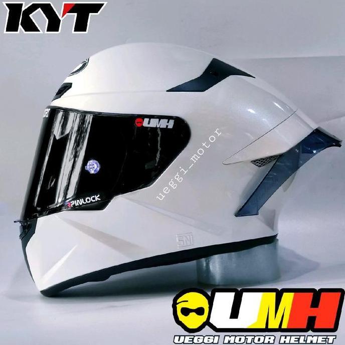 Helm Kyt TT COURSE White Paket Ganteng