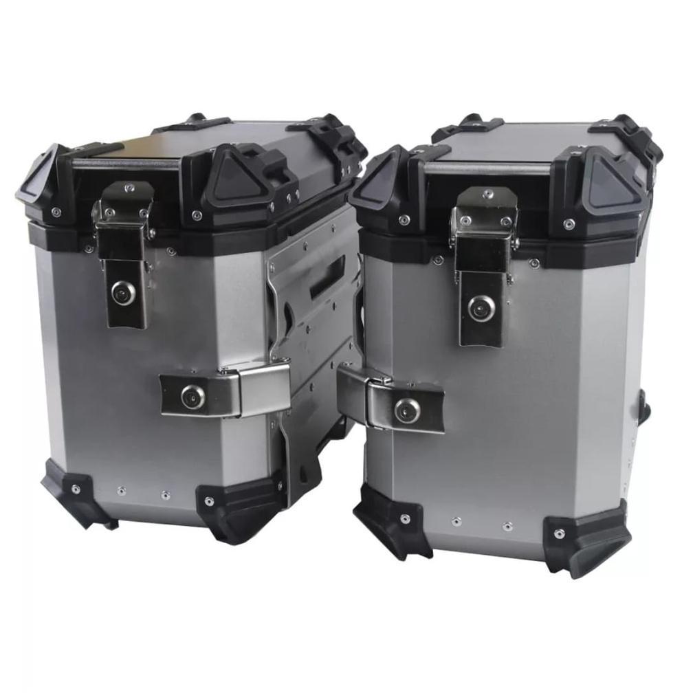 Side Box Motor Almunium pannier Box Motor dengan Brecket