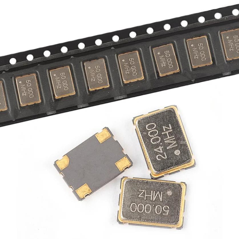 Chip OSC Active Crystal Oscillator 7050 7*5mm 32.768K 32.768M 33 40 50 60 72 77.76 80 100 106.25 125