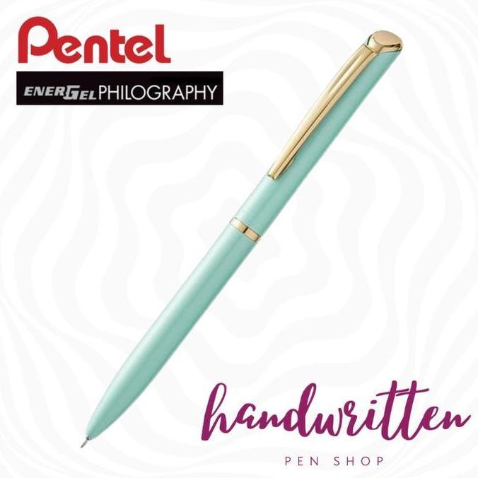 PENTEL ENERGEL PHILOGRAPHY METAL GEL BALLPOINT PEN / PULPEN GEL
