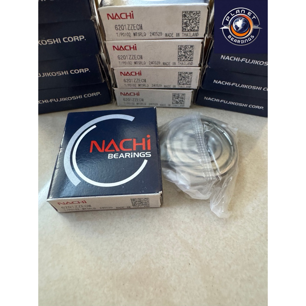 Bearing/ Laker 6201 ZZ NACHI ORIGINAL JAPAN (ecer)
