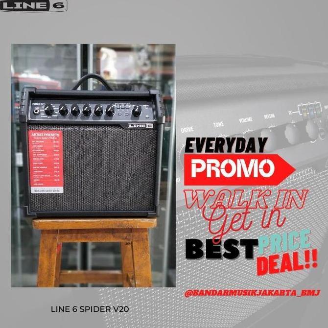 Line 6 Spider V20 MKII Line6 Guitar Amply ,BMJ