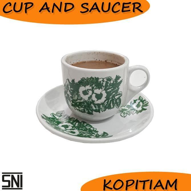 Cangkir Kopitiam/Gelas Kopitiam / Cangkir Kopi/Cangkir Keramik/Keramik Kode 62
