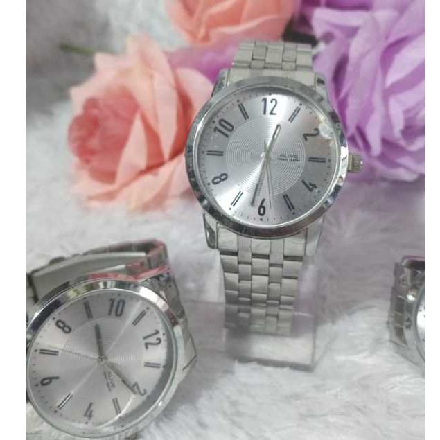 JAM TANGAN PRIA ALIVE SOPHIE PARIS ALFREDO SILVER GAL340S3 = free box