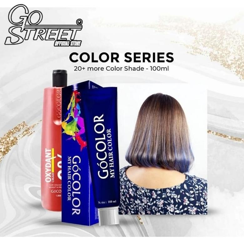 GoColor Hair Color Cream All Series 100ml / Cat Rambut / Pewarna Go Color Go Street Gostreet Termura