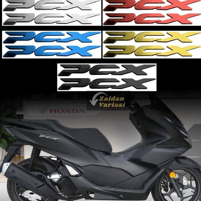 Gratis Ongkir Emblem Pcx 160 150 Cbu Silver Gold Hitam Thailand - Aksesoris Motor Stiker Motorcycle