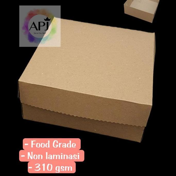 Bestone- Dus Kotak R6 16x16x7cm / Dus Martabak / Dus Kraft 16x16x7cm / Dus Kraft Serbaguna / Dus Kra
