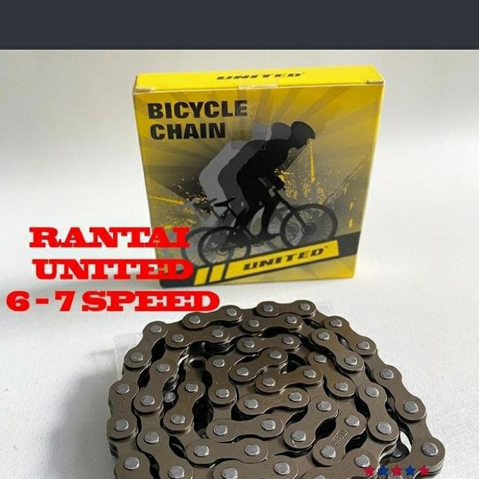 Rantai Sepeda 6Speed 7Speed 6 7 Speed United Rt-181