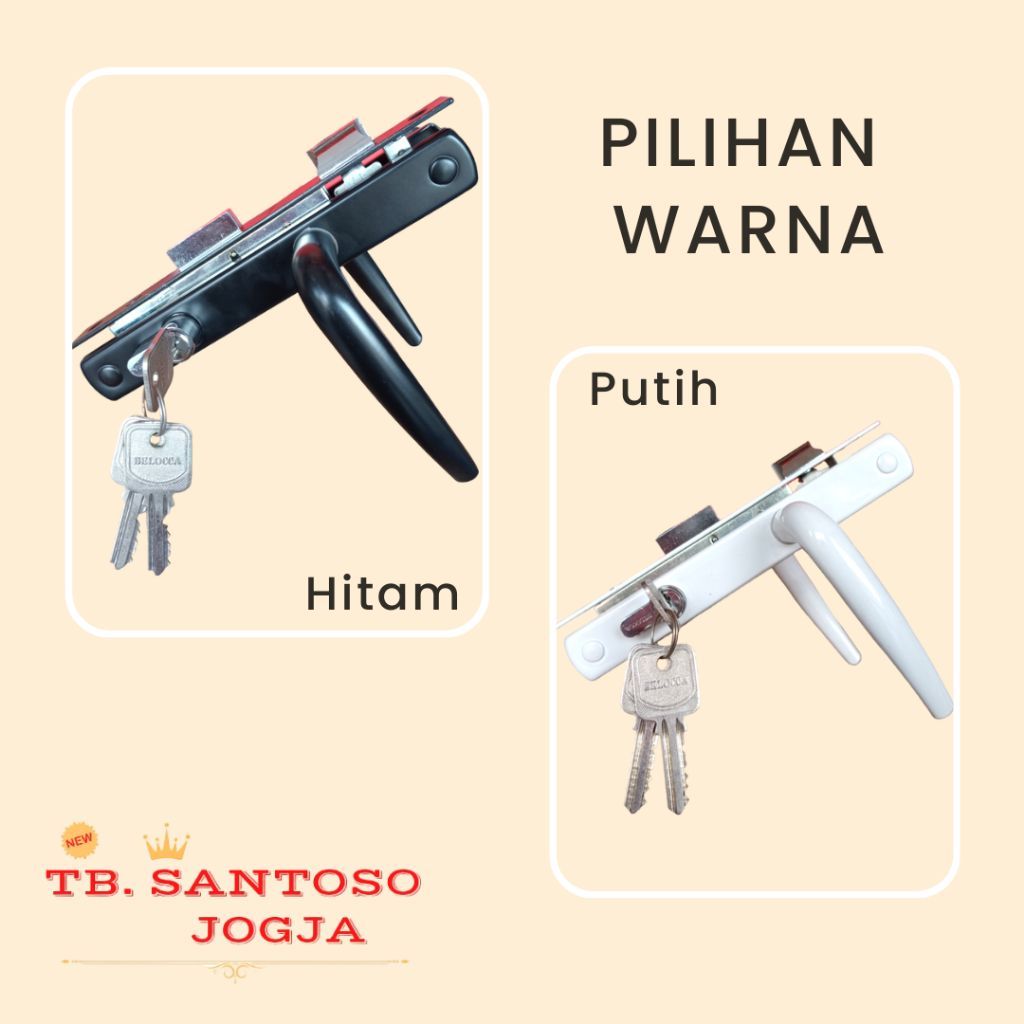 DEKKSON - SLOT HANDLE KUNCI PINTU KAWAT NYAMUK ALUMUNIUM Expanda KC909